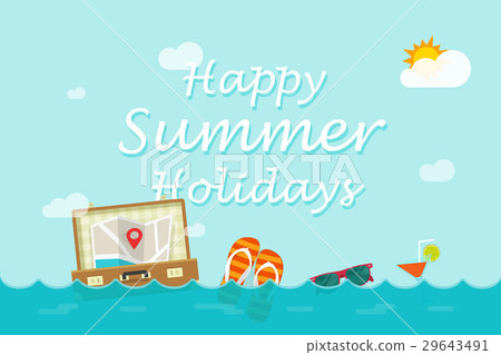 Travel banner concept, ocean or sea vocation trip Travel banner concept, ocean or sea vocation trip 29643491