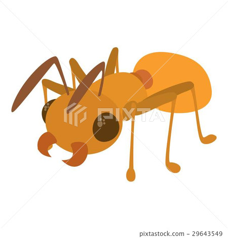 Ant icon, cartoon style 29643549