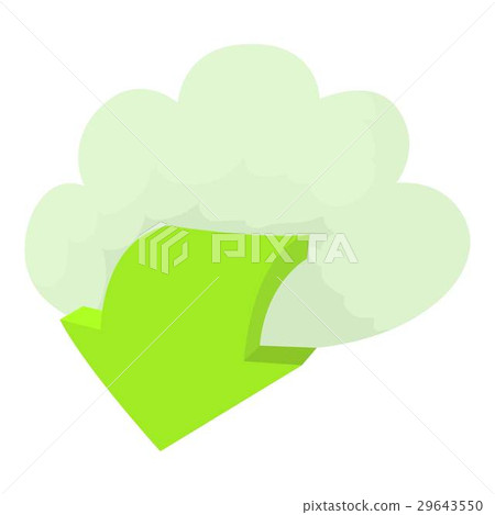 Outgoing database icon, cartoon style 29643550