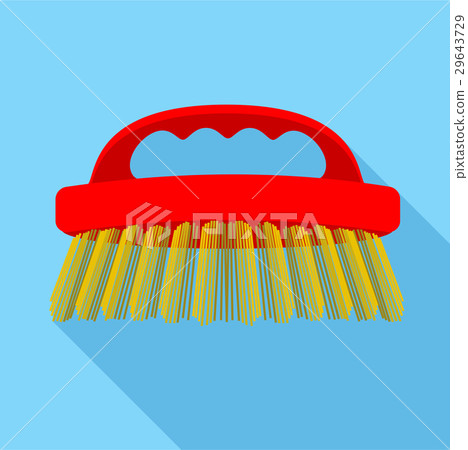 Body brush icon, flat style 29643729