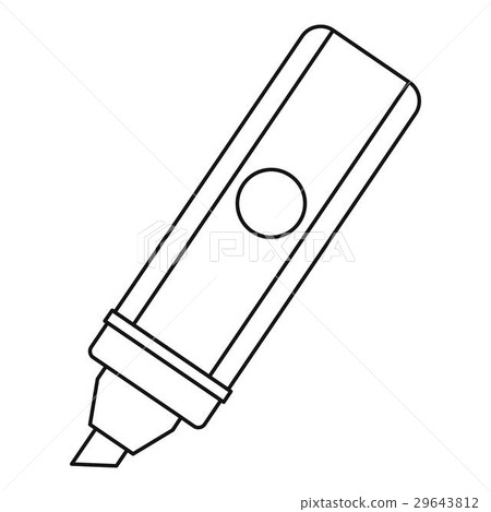 Marker icon, outline style 29643812