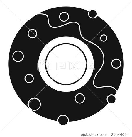 Delicious donut dessert icon, simple style Delicious donut dessert icon, simple style 29644064