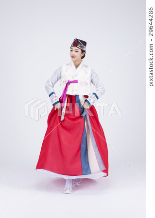 Go out with Korean traditional clothes 'Hanbok' 180 29644286