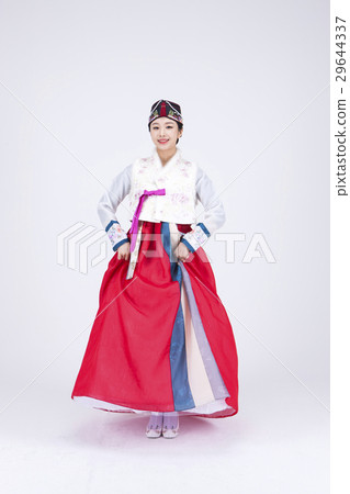 Go out with Korean traditional clothes 'Hanbok' 145 29644337