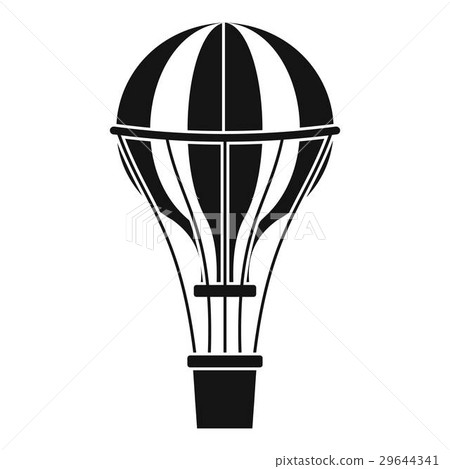 Air balloon journey icon, simple style Air balloon journey icon, simple style 29644341