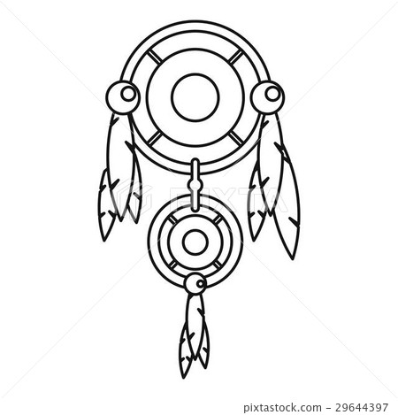 Dreamcatcher icon, outline style 29644397