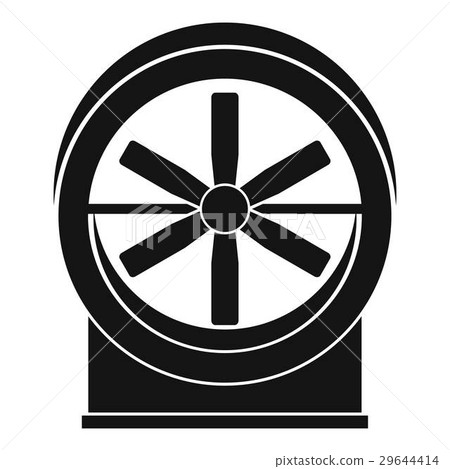 Fan icon, simple style 29644414