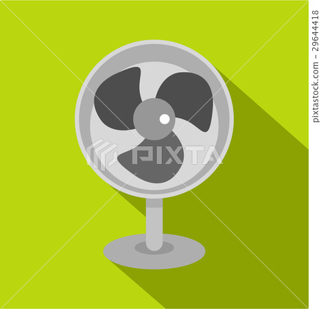 Retro electric fan icon, flat style Retro electric fan icon, flat style 29644418