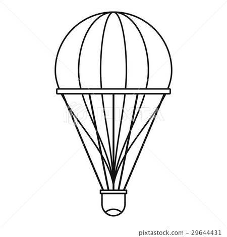 Aerostat icon, outline style Aerostat icon, outline style 29644431
