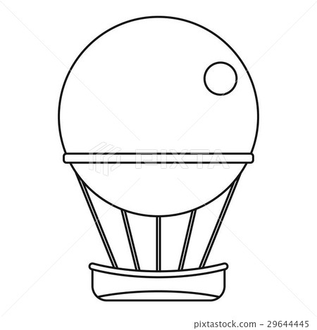 Air balloon journey icon, outline style Air balloon journey icon, outline style 29644445