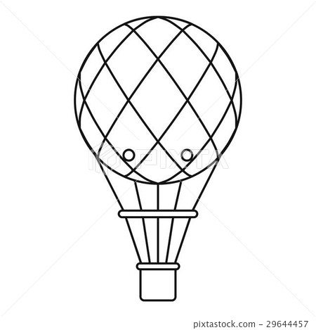 Retro helium air balloon icon, outline style Retro helium air balloon icon, outline style 29644457