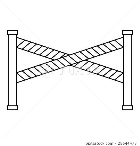 Police line icon, outline style Police line icon, outline style 29644478
