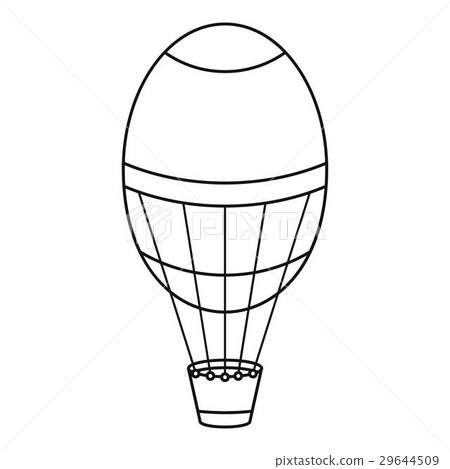Air balloon icon, outline style Air balloon icon, outline style 29644509