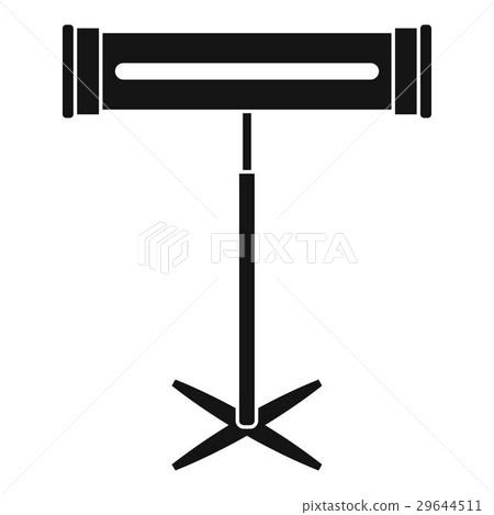Electric heater icon, simple style 29644511