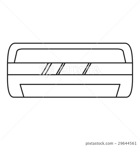 Modern air conditioner icon, outline style Modern air conditioner icon, outline style 29644561
