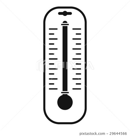 Thermometer icon, simple style Thermometer icon, simple style 29644566