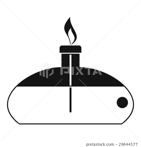 Spiritlamp icon, simple style 29644577