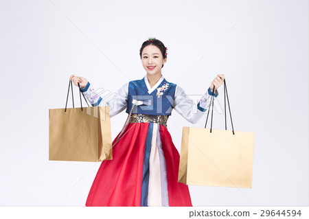 Go out with Korean traditional clothes 'Hanbok' 004 29644594