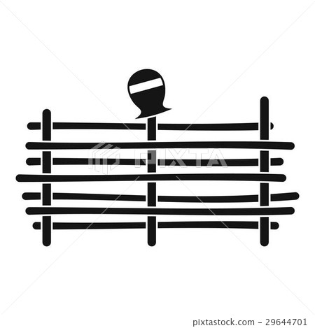 Palisade icon, simple style Palisade icon, simple style 29644701