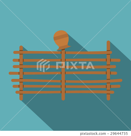 Palisade icon, flat style Palisade icon, flat style 29644735