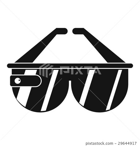Game headset icon, simple style 29644917