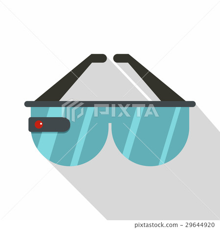 Game headset icon, flat style 29644920