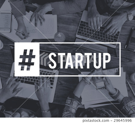 Start Up Business Venture Goals Hashtag 29645996