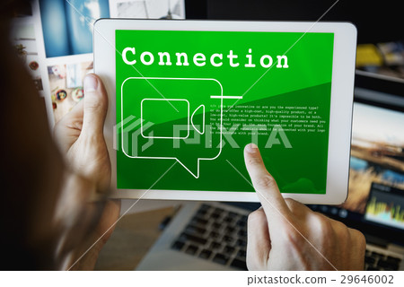 Communication Connection Teleconferrence Network Concept 29646002
