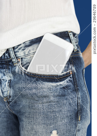 Mobile Phone Pocket Copy Space Communication Technology Mobile Phone Pocket Copy Space Communication Technology 29646789