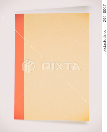 brown Recycle book cover with red strip. brown Recycle book cover with red strip. 29648007