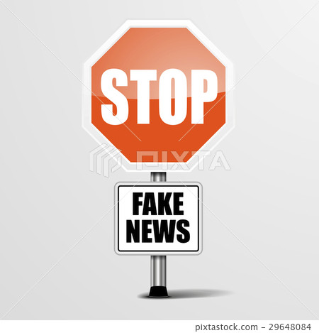 Stop Fake News - Stock Illustration [29648084] - PIXTA