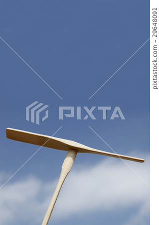 Bamboo dragonfly and blue sky 29648091