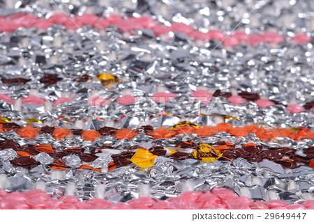 Silver weaving close up Silver weaving close up 29649447