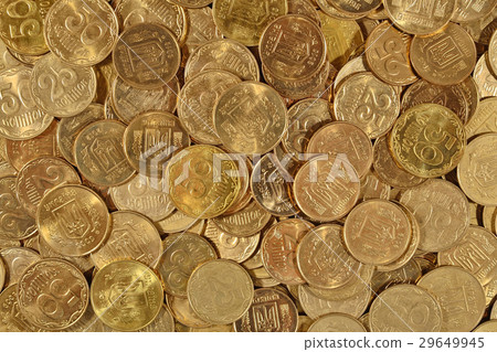 Ukrainian coins close up Ukrainian coins close up 29649945
