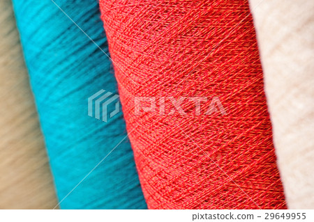Varicolored spools thread macro Varicolored spools thread macro 29649955