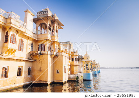 The majestic lake Pichola, Rajasthan, India The majestic lake Pichola, Rajasthan, India 29651985