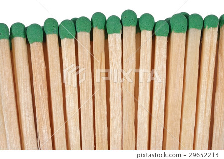 Green match on a white Green match on a white 29652213