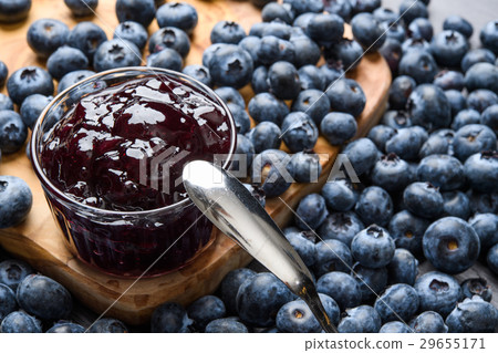 blueberries, blueberry, blueberry jam 29655171