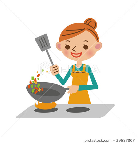 家庭主婦做飯 29657807