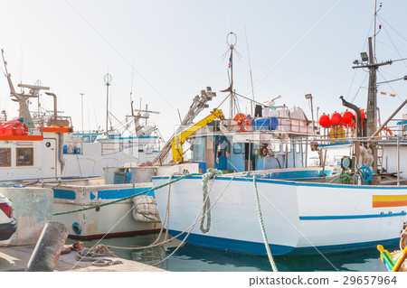 Rigging of the boat. Malta. Rigging of the boat. Malta. 29657964