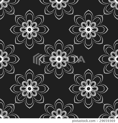Floral Fine Seamless Pattern 29659369