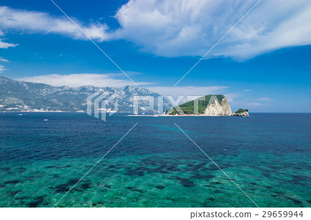 Budva Montenegro Azure Sea 29659944