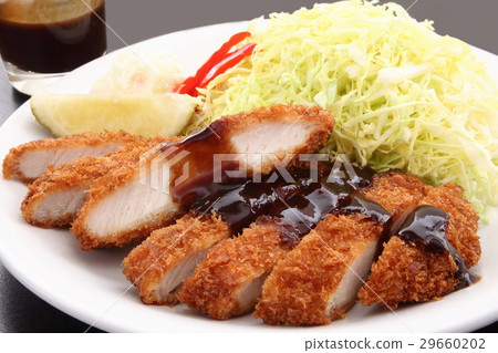 豬排炸蔬菜 29660202