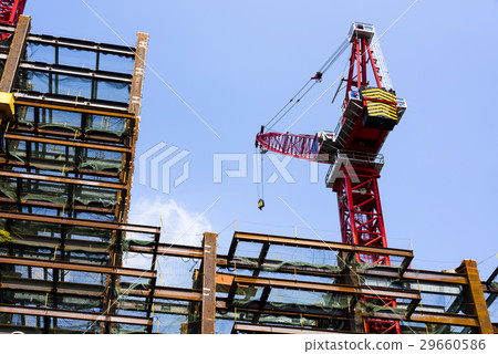 Structure of steel for building construction Structure of steel for building construction 29660586