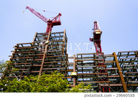Structure of steel for building construction Structure of steel for building construction 29660588