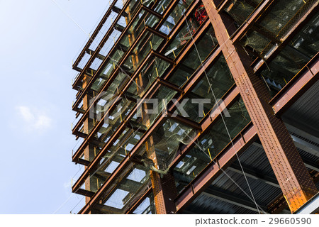 Structure of steel for building construction Structure of steel for building construction 29660590