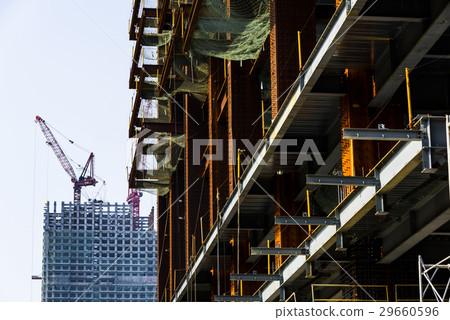 Structure of steel for building construction Structure of steel for building construction 29660596