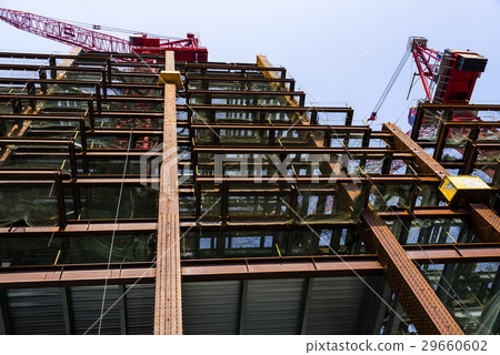 Structure of steel for building construction Structure of steel for building construction 29660602