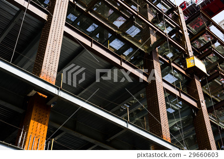 Structure of steel for building construction Structure of steel for building construction 29660603