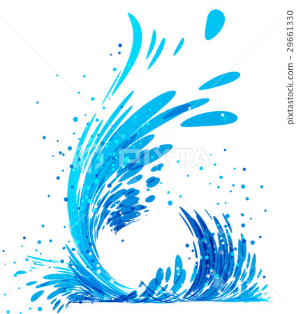 Water splash on white 29661330